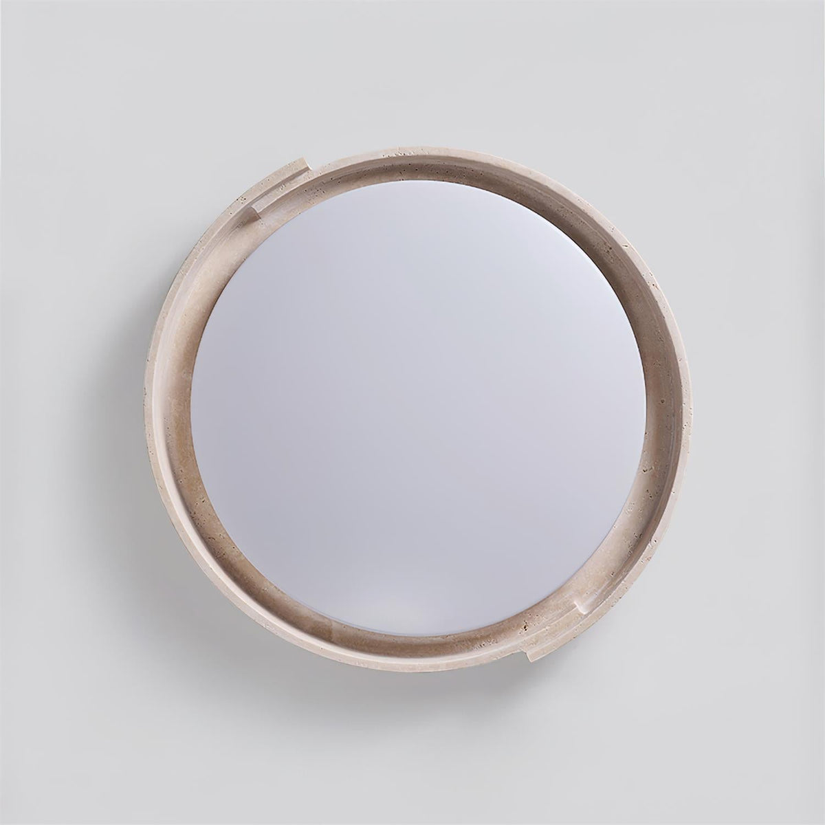Juvio Plafonnier Rond Minimaliste en Travertin - Neutralighting