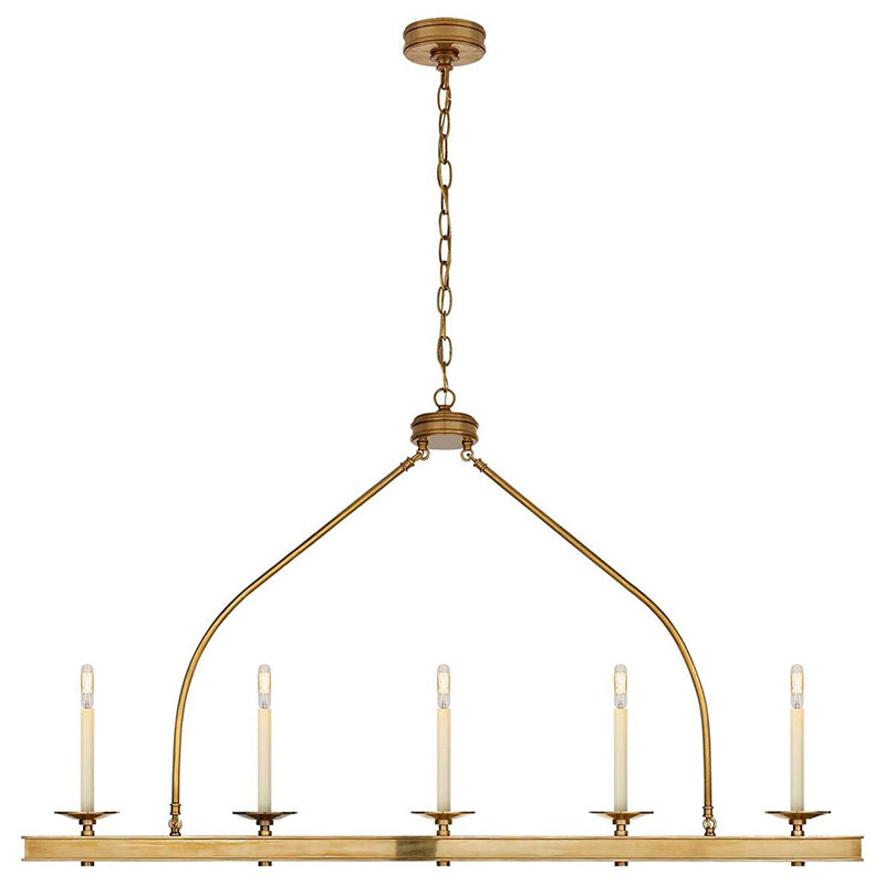 Ripple Lustre Métal Laiton Linéaire Classique Minimaliste Moderne - Neutralighting