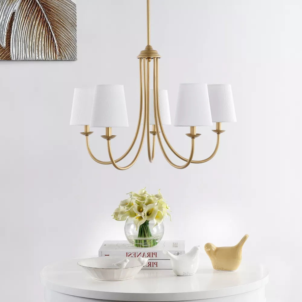 Trill Lustre Métal Laiton Tissu Industriel Vintage - Neutralighting