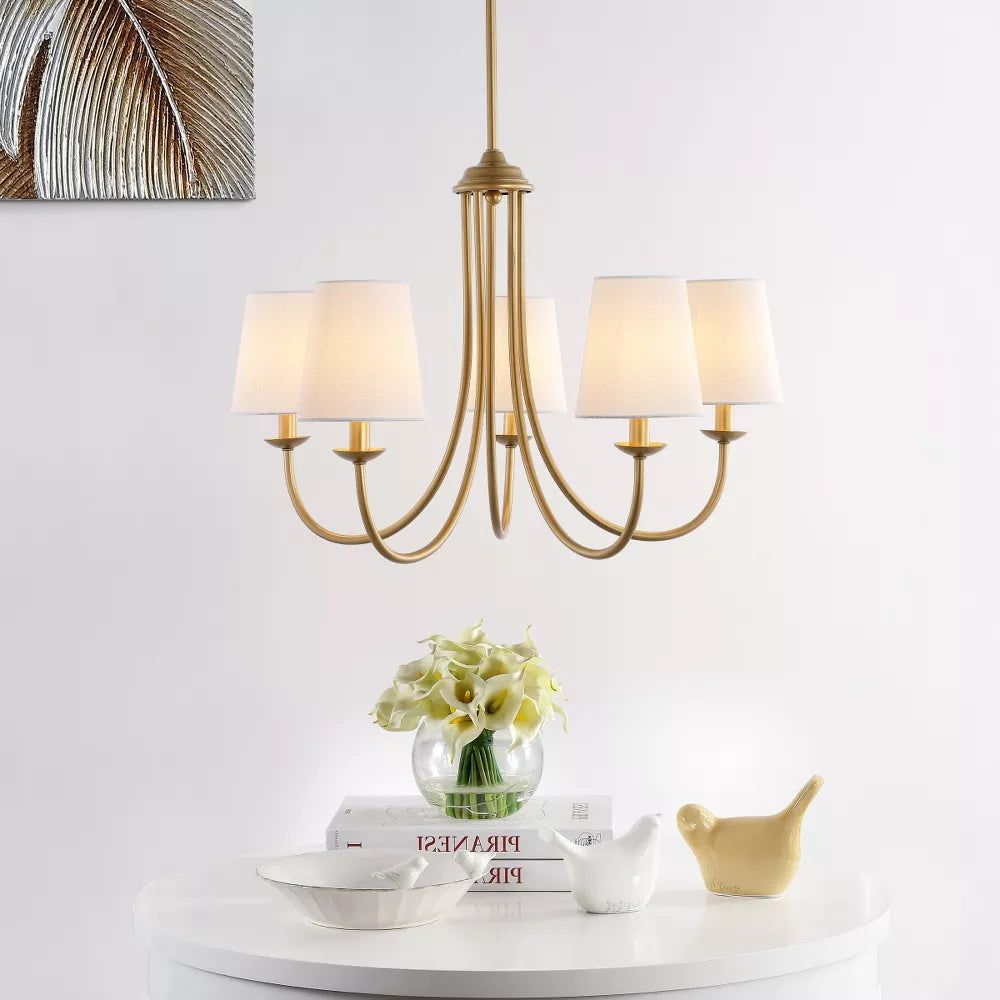 Trill Lustre Métal Laiton Tissu Industriel Vintage - Neutralighting