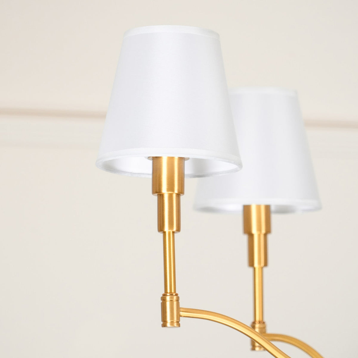 Unfold Chandelier Métal Laiton Tissu Traditionnel Vintage - Neutralighting