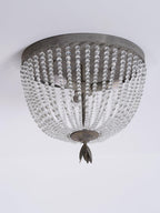 Solara Plafonnier avec brins de perles de cristal de luxe - Neutralighting