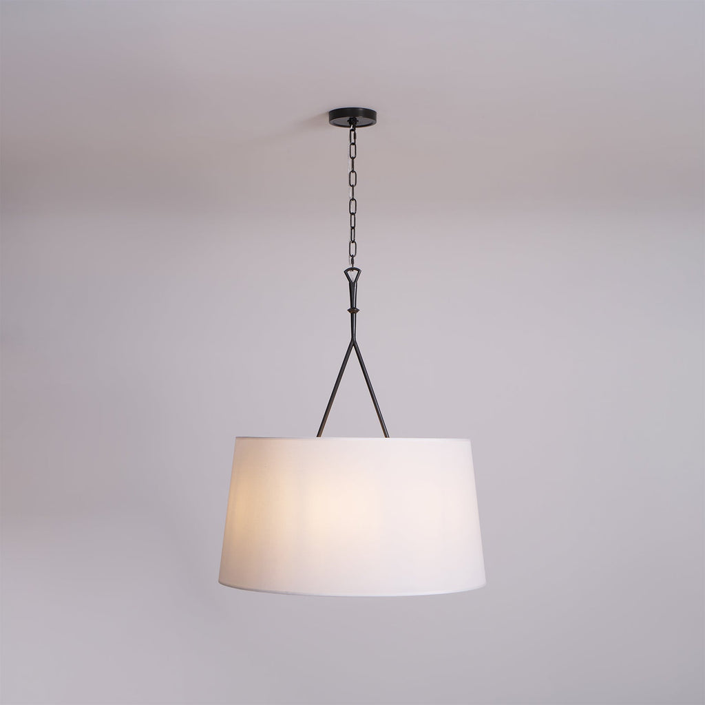 Wink Lampe Pendante En Laiton Et Tissu Minimaliste Moderne - Neutralighting
