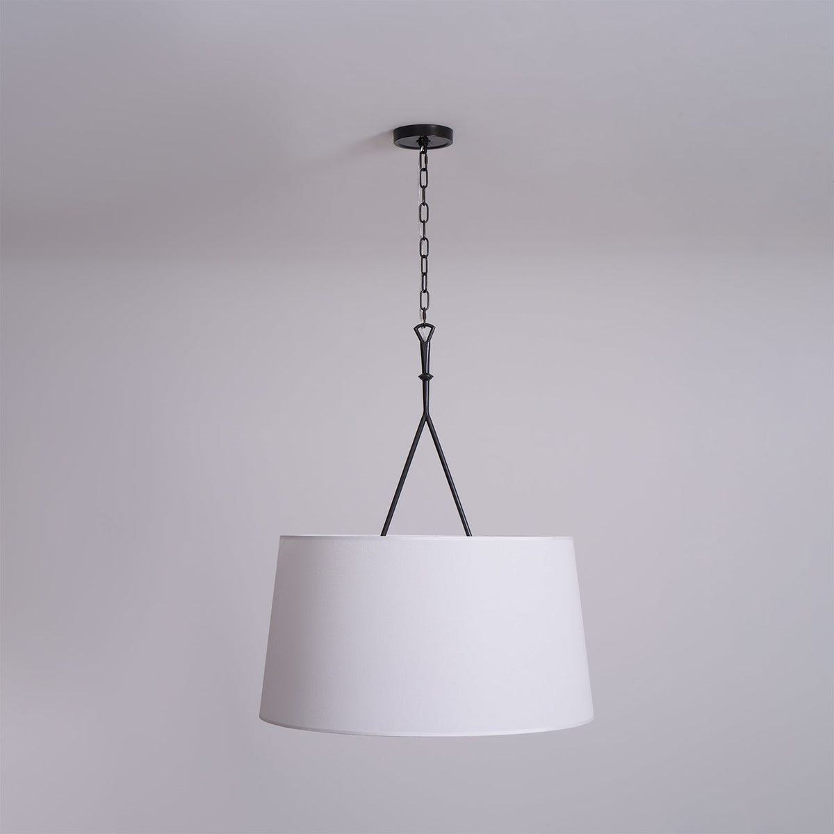 Wink Lampe Pendante En Laiton Et Tissu Minimaliste Moderne - Neutralighting