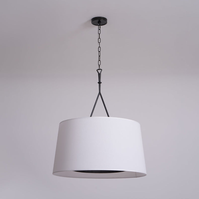 Wink Lampe Pendante En Laiton Et Tissu Minimaliste Moderne - Neutralighting