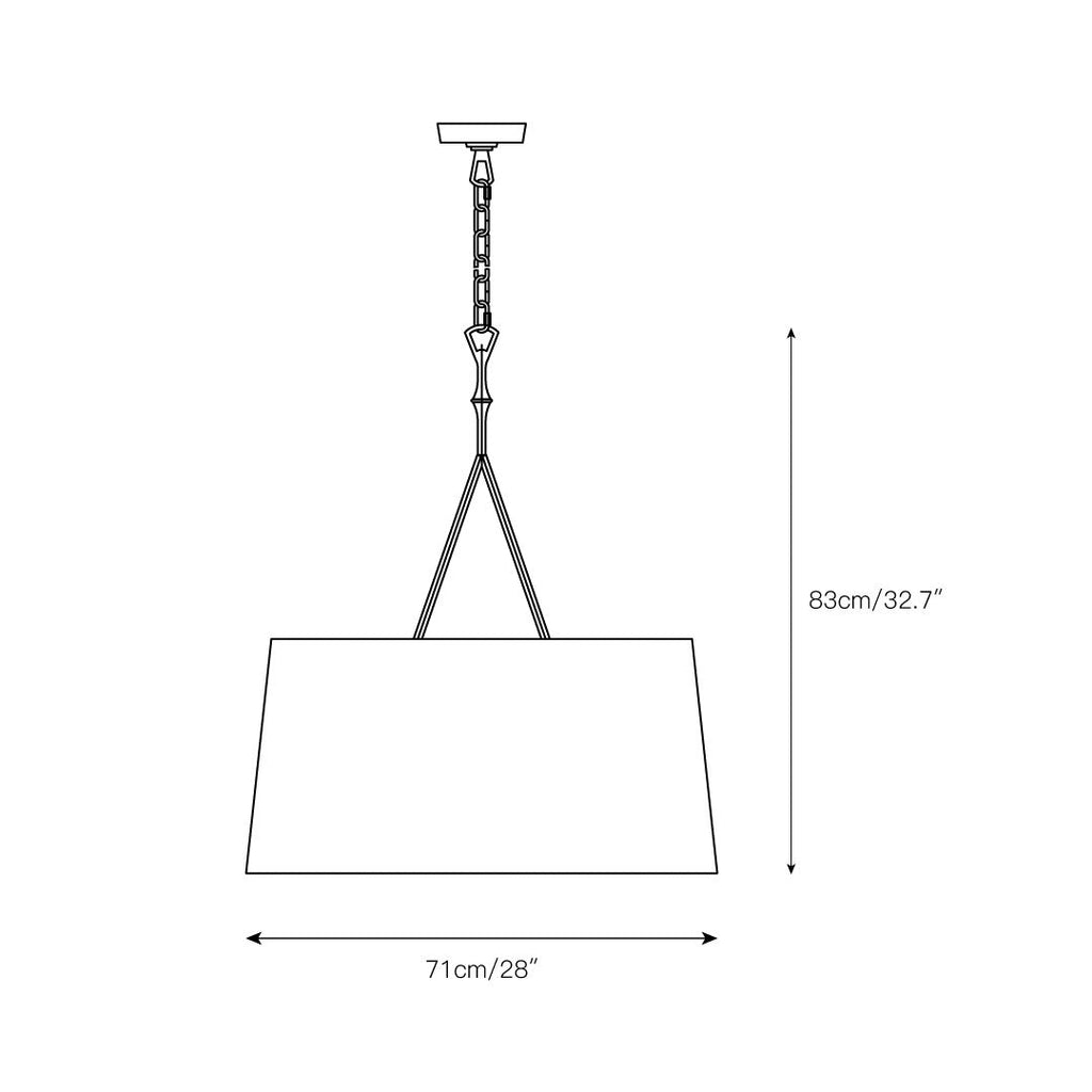 Wink Lampe Pendante En Laiton Et Tissu Minimaliste Moderne - Neutralighting