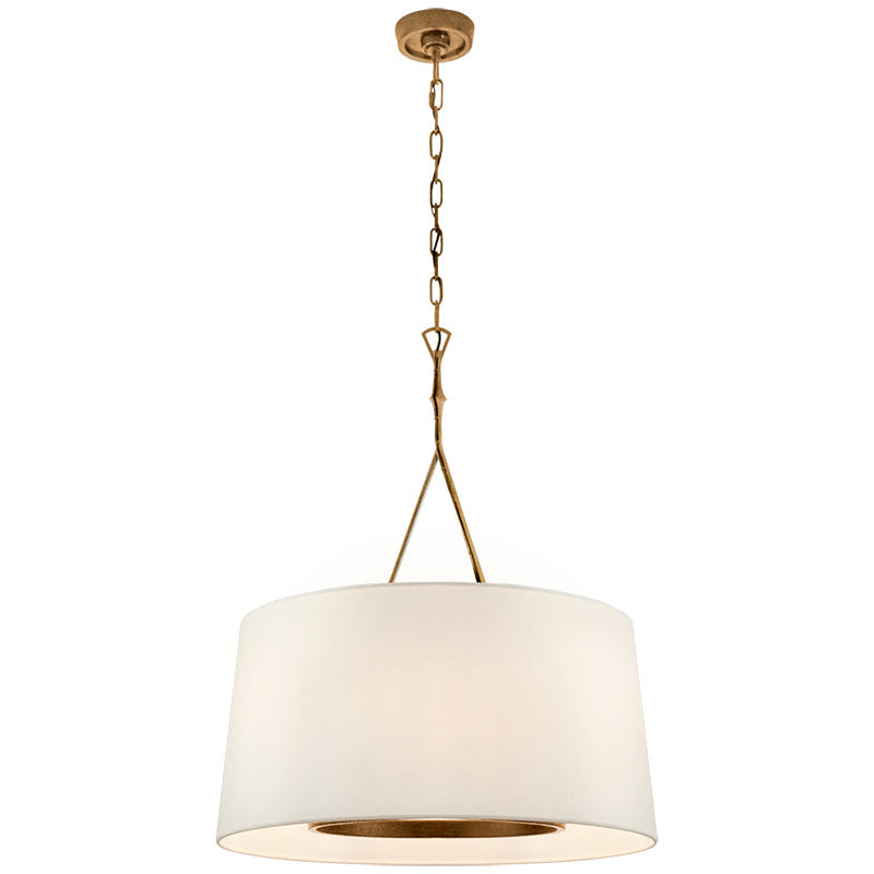 Wink Lampe Pendante En Laiton Et Tissu Minimaliste Moderne - Neutralighting