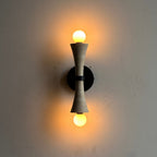 Aura Lampe Murale En Travertin Et Verre Minimaliste Moderne - Neutralighting
