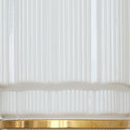 Lustra Suspension Laiton Verre Cannelé - Neutralighting