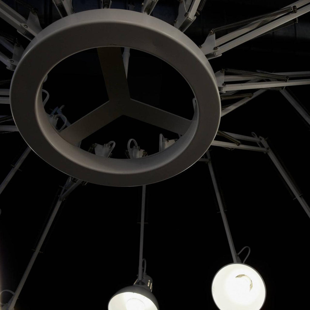 Lustra Chandelier Noir à Bras Multiples Ajustables - Neutralighting