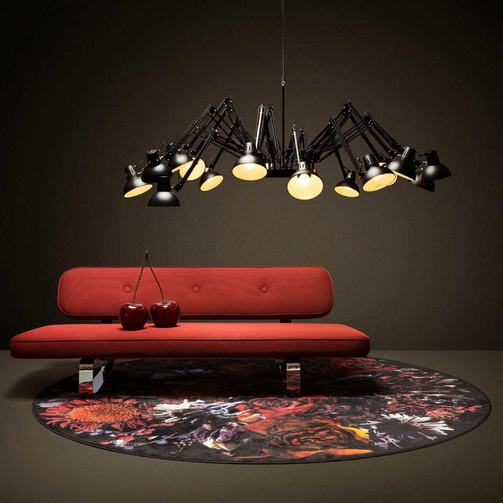 Lustra Chandelier Noir à Bras Multiples Ajustables - Neutralighting