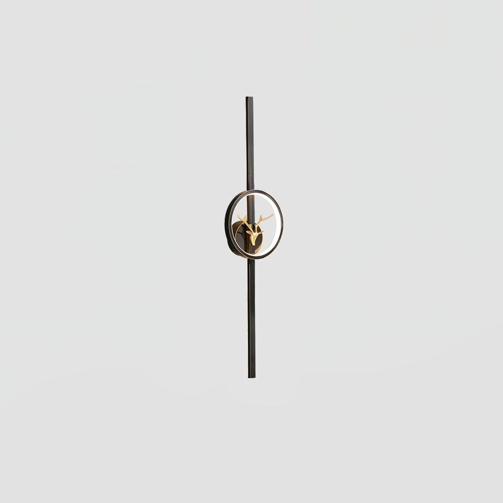 Vavinisra Classique Cerf Laiton Applique - Neutralighting