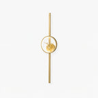 Vavinisra Classique Cerf Laiton Applique - Neutralighting