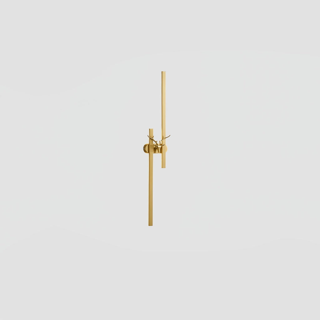 Vavinisra Classique Cerf Laiton Applique - Neutralighting