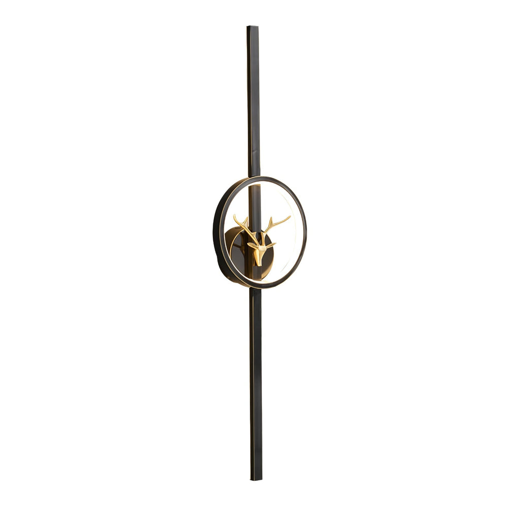 Vavinisra Classique Cerf Laiton Applique - Neutralighting