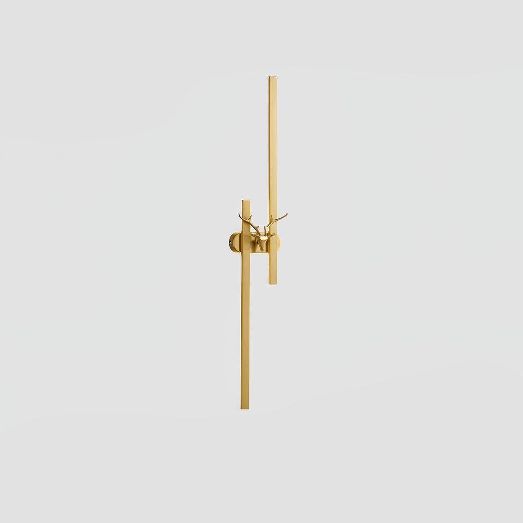 Vavinisra Classique Cerf Laiton Applique - Neutralighting