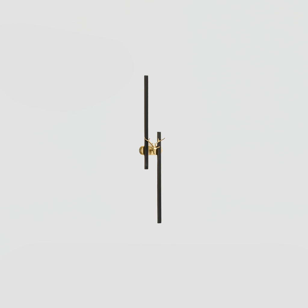 Vavinisra Classique Cerf Laiton Applique - Neutralighting