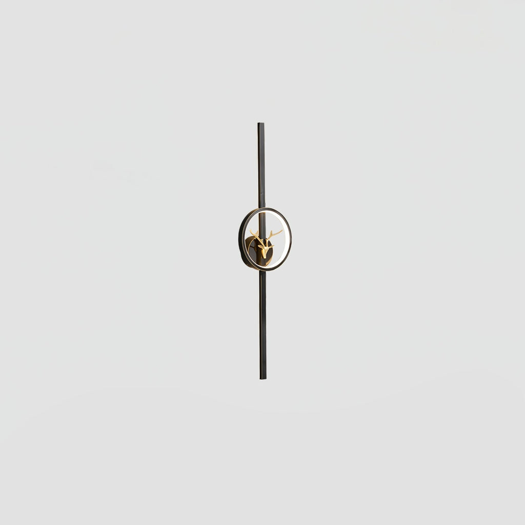 Vavinisra Classique Cerf Laiton Applique - Neutralighting
