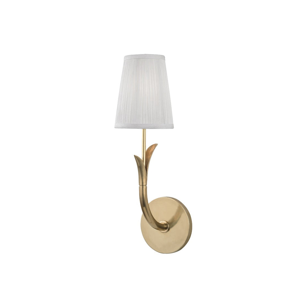 Elys Lampe Murale en Métal Laiton et Tissu Minimaliste Moderne - Neutralighting