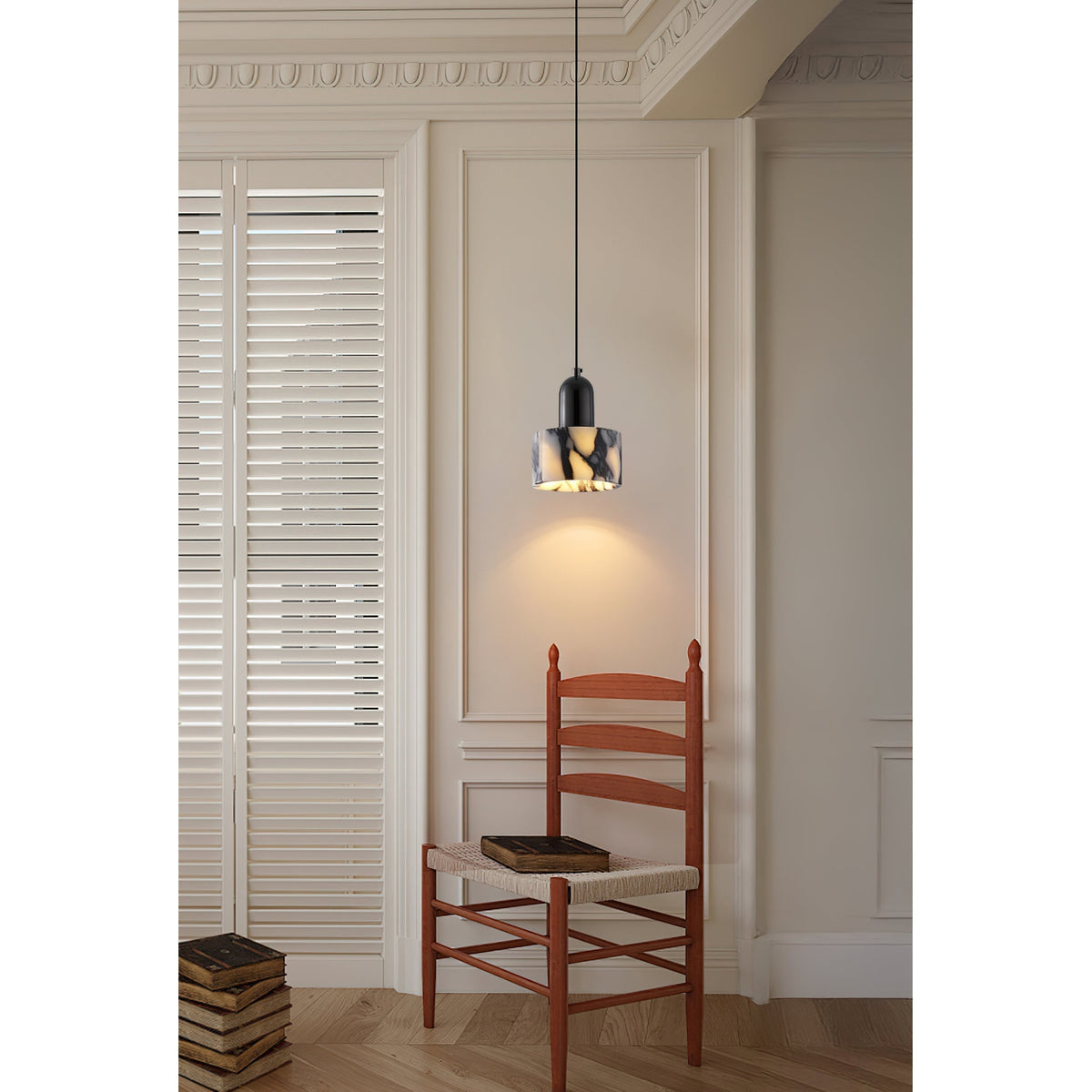 Flair Lampe Pendante en Marbre et Métal Minimaliste Moderne - Neutralighting