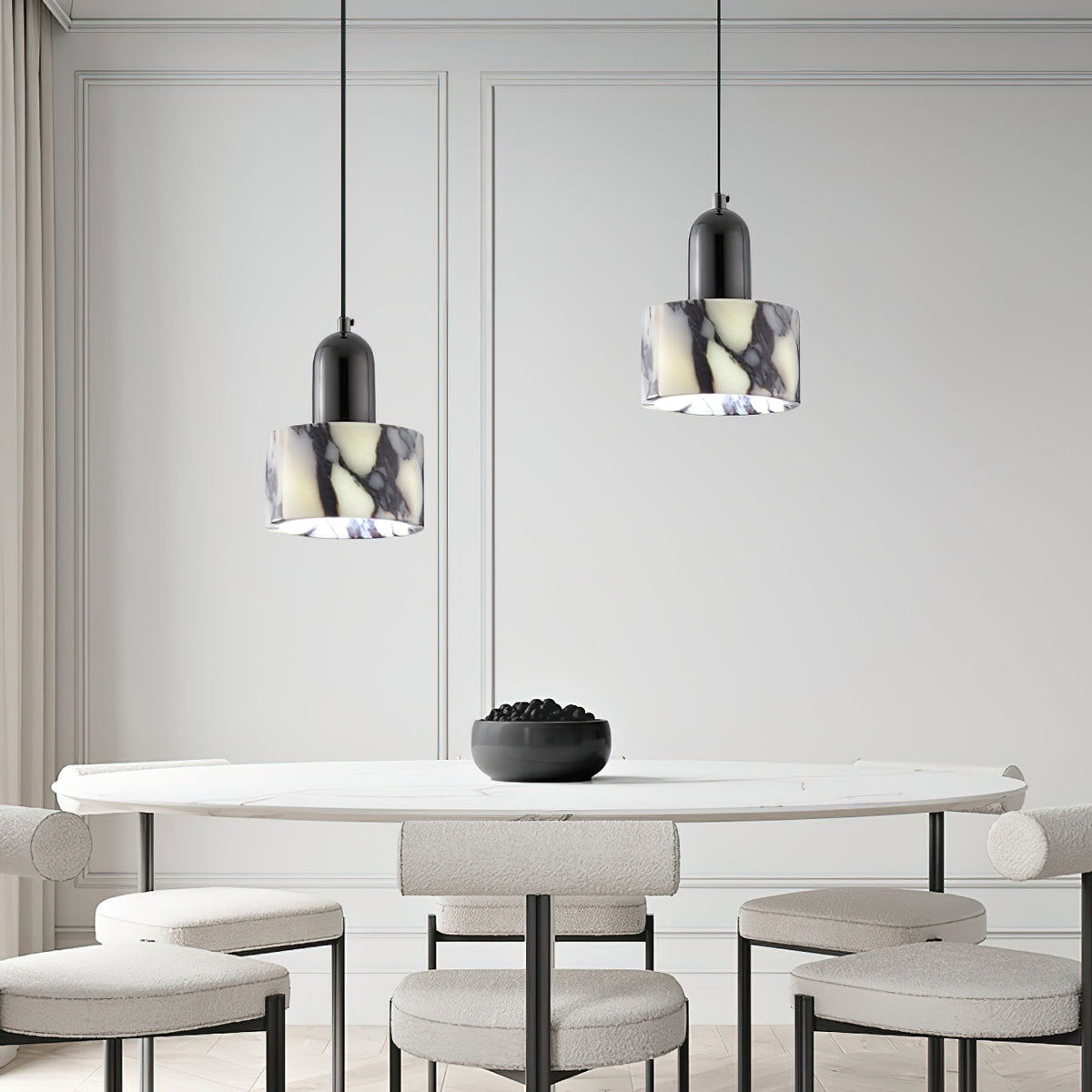 Flair Lampe Pendante en Marbre et Métal Minimaliste Moderne - Neutralighting