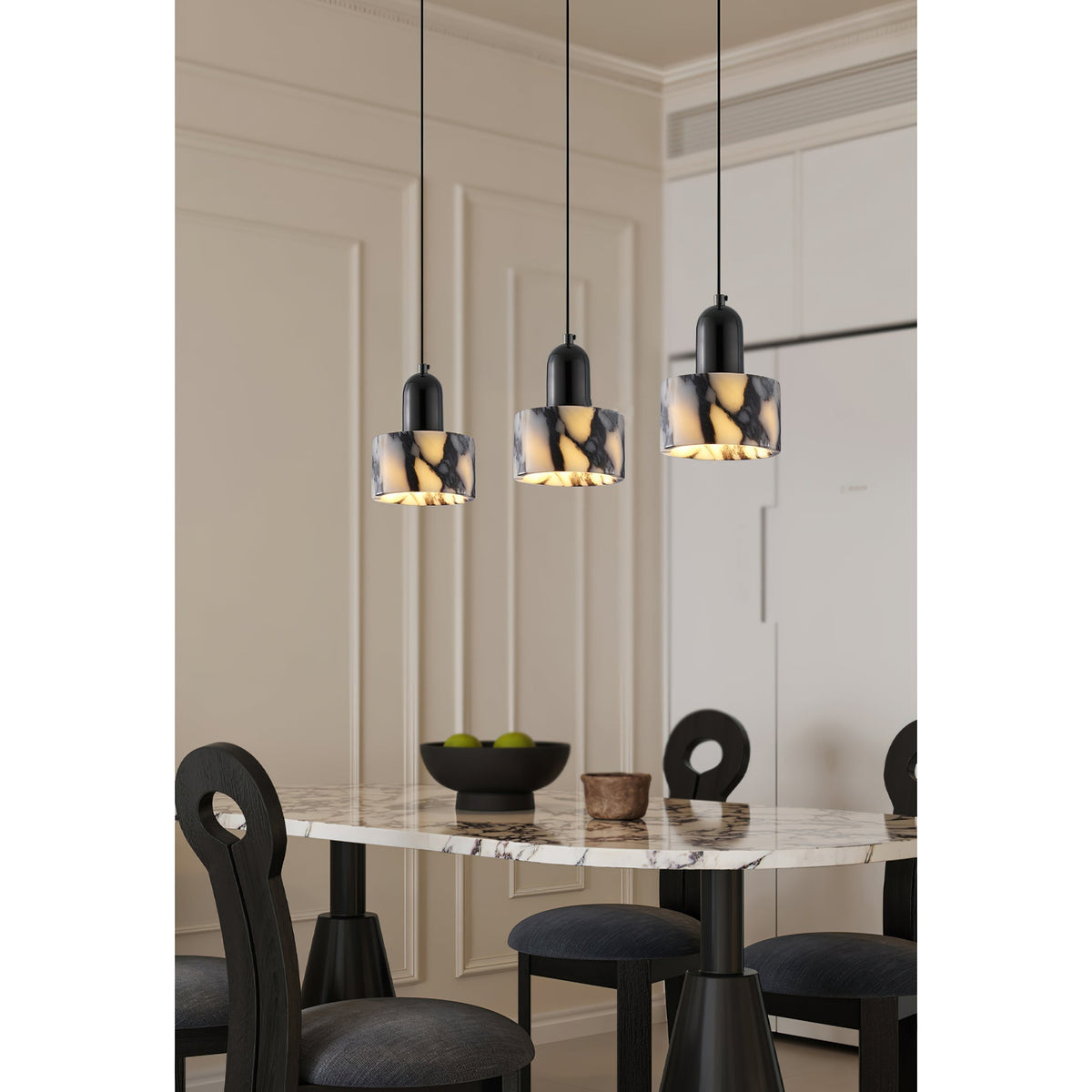 Flair Lampe Pendante en Marbre et Métal Minimaliste Moderne - Neutralighting