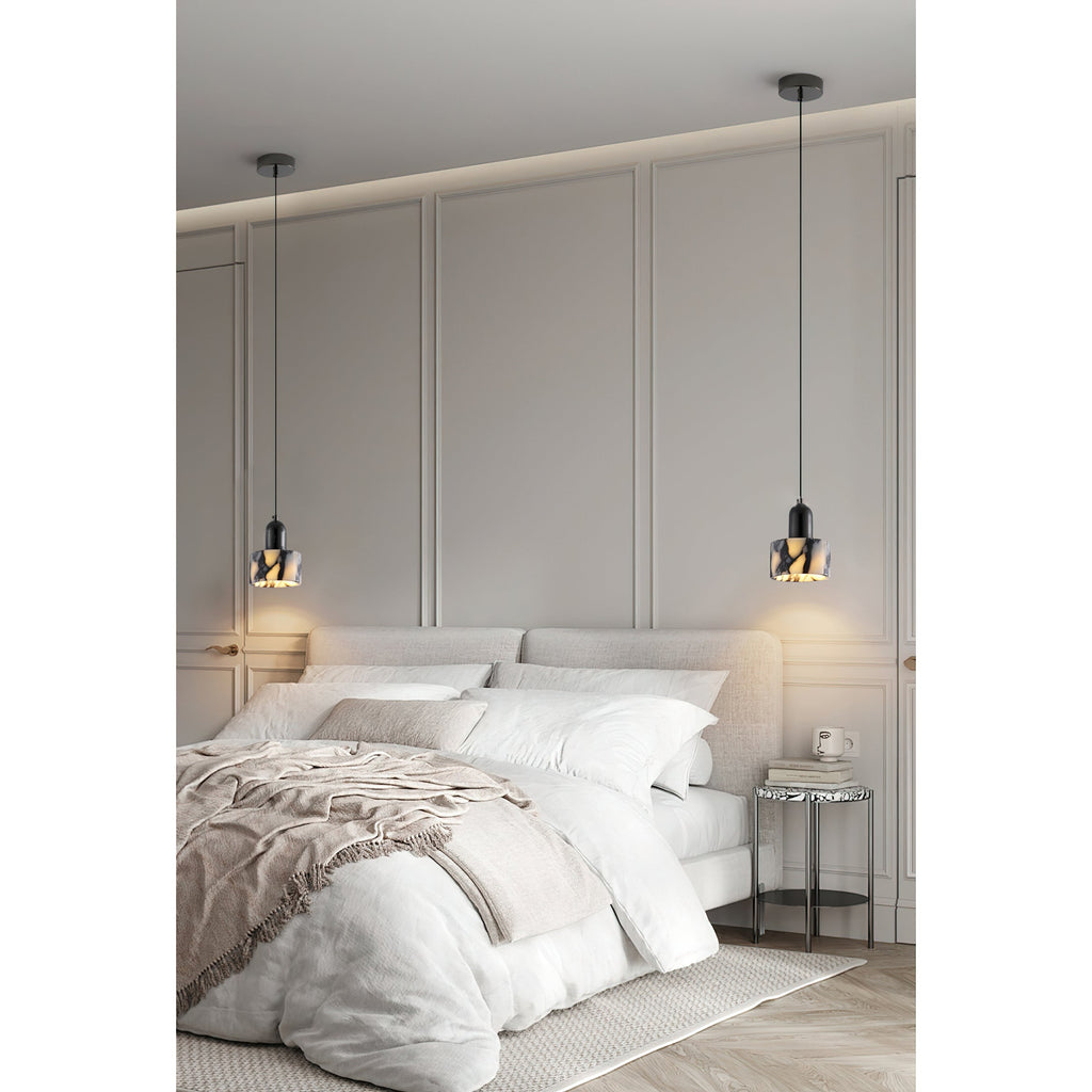Flair Lampe Pendante en Marbre et Métal Minimaliste Moderne - Neutralighting