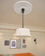 Delaney Lampe Pendante Plissée Ajustable Élégante - Neutralighting