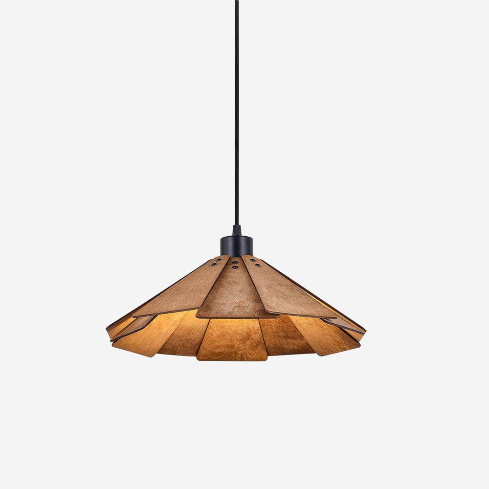 Delfina Lampe Suspendue Panneau en Bois Wabi-Sabi Organique - Neutralighting