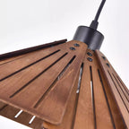 Delfina Lampe Suspendue Panneau en Bois Wabi-Sabi Organique - Neutralighting