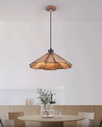 Delfina Lampe Suspendue Panneau en Bois Wabi-Sabi Organique - Neutralighting