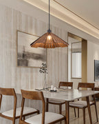 Delfina Lampe Suspendue Panneau en Bois Wabi-Sabi Organique - Neutralighting