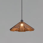 Delfina Lampe Suspendue Panneau en Bois Wabi-Sabi Organique - Neutralighting