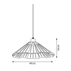 Delfina Lampe Suspendue Panneau en Bois Wabi-Sabi Organique - Neutralighting