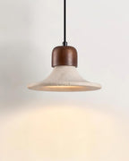 Ritta Lampe Pendante Forme Trompette Travertin - Neutralighting