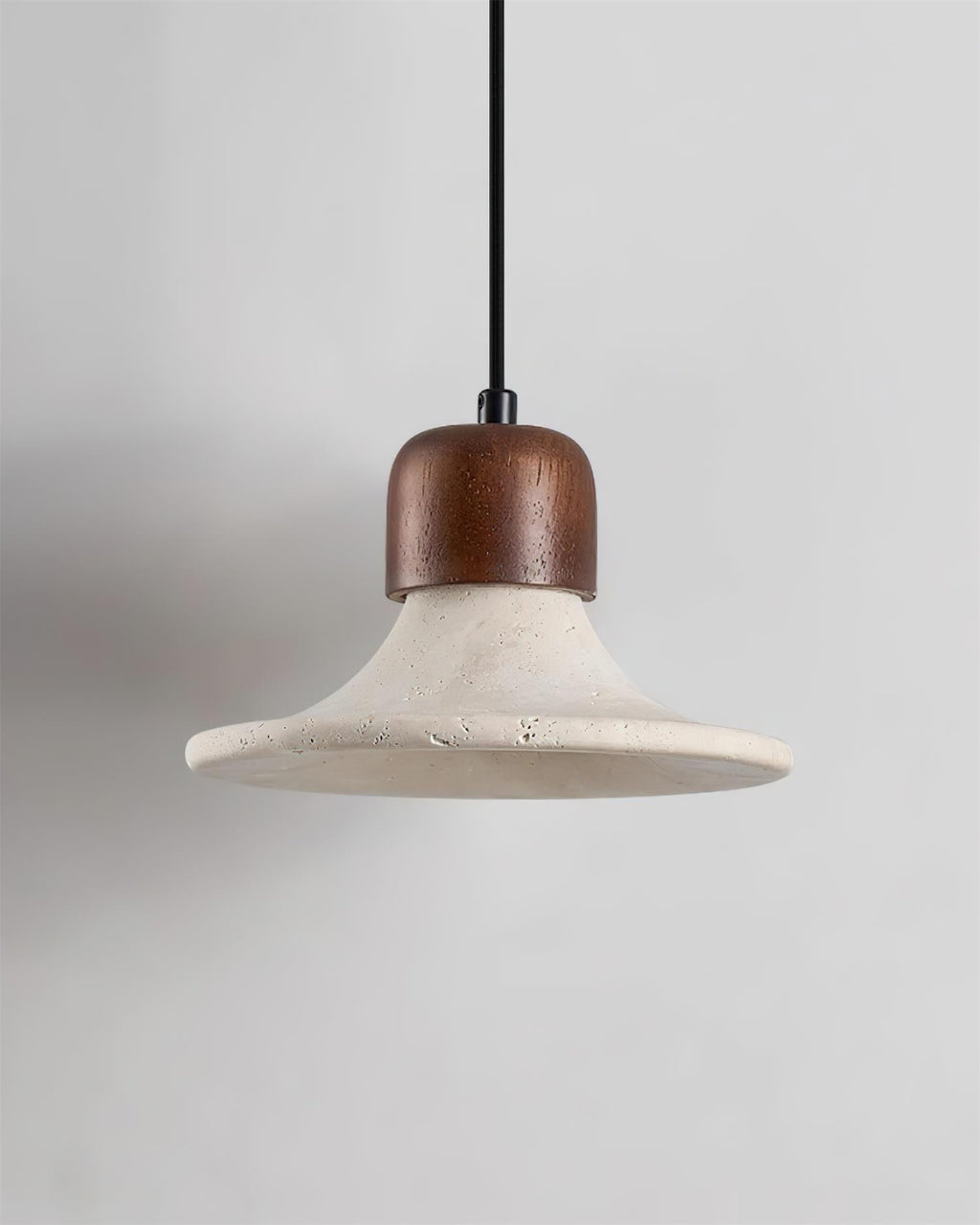 Ritta Lampe Pendante Forme Trompette Travertin - Neutralighting