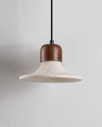 Ritta Lampe Pendante Forme Trompette Travertin - Neutralighting