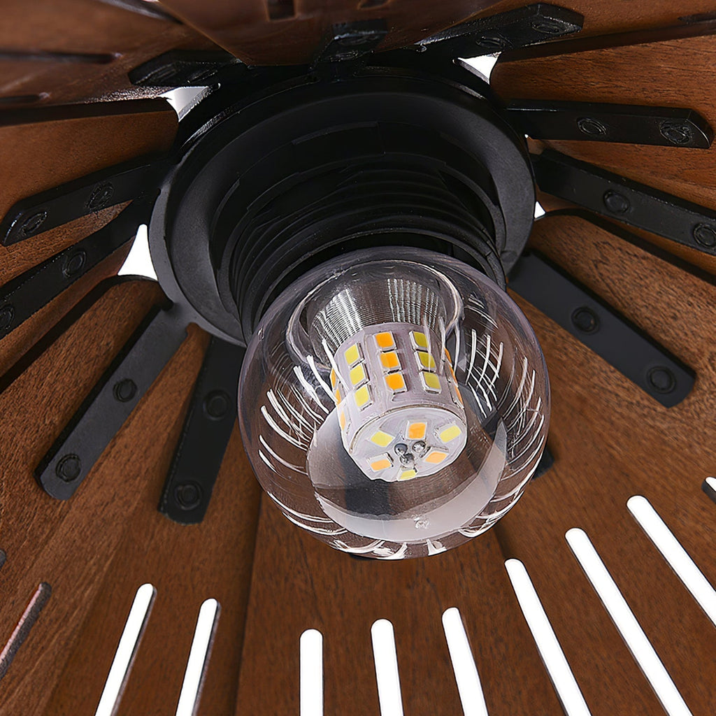 Delfina Lampe Suspendue Panneau en Bois Wabi-Sabi Organique - Neutralighting