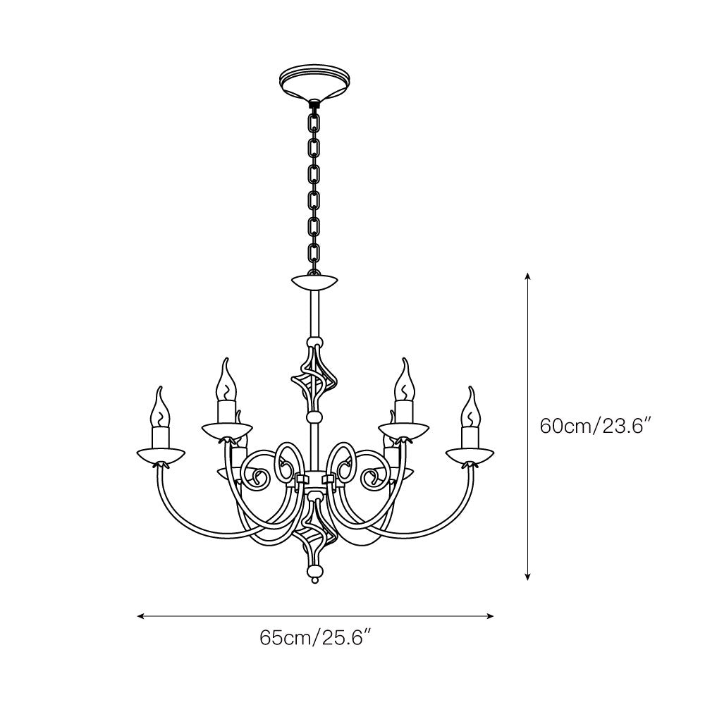 Grace Chandelier Métal Laiton Luxe Postmoderne - Neutralighting