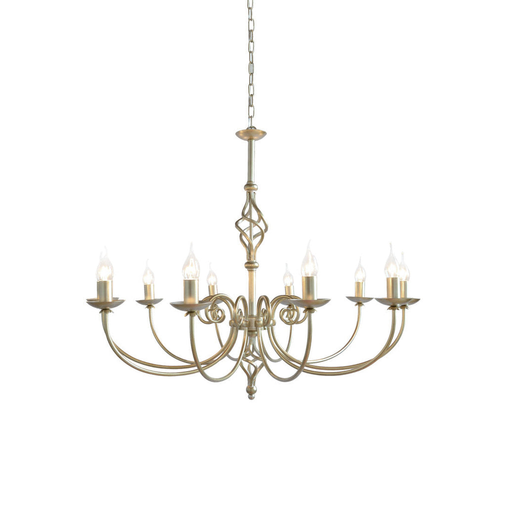 Grace Chandelier Métal Laiton Luxe Postmoderne - Neutralighting