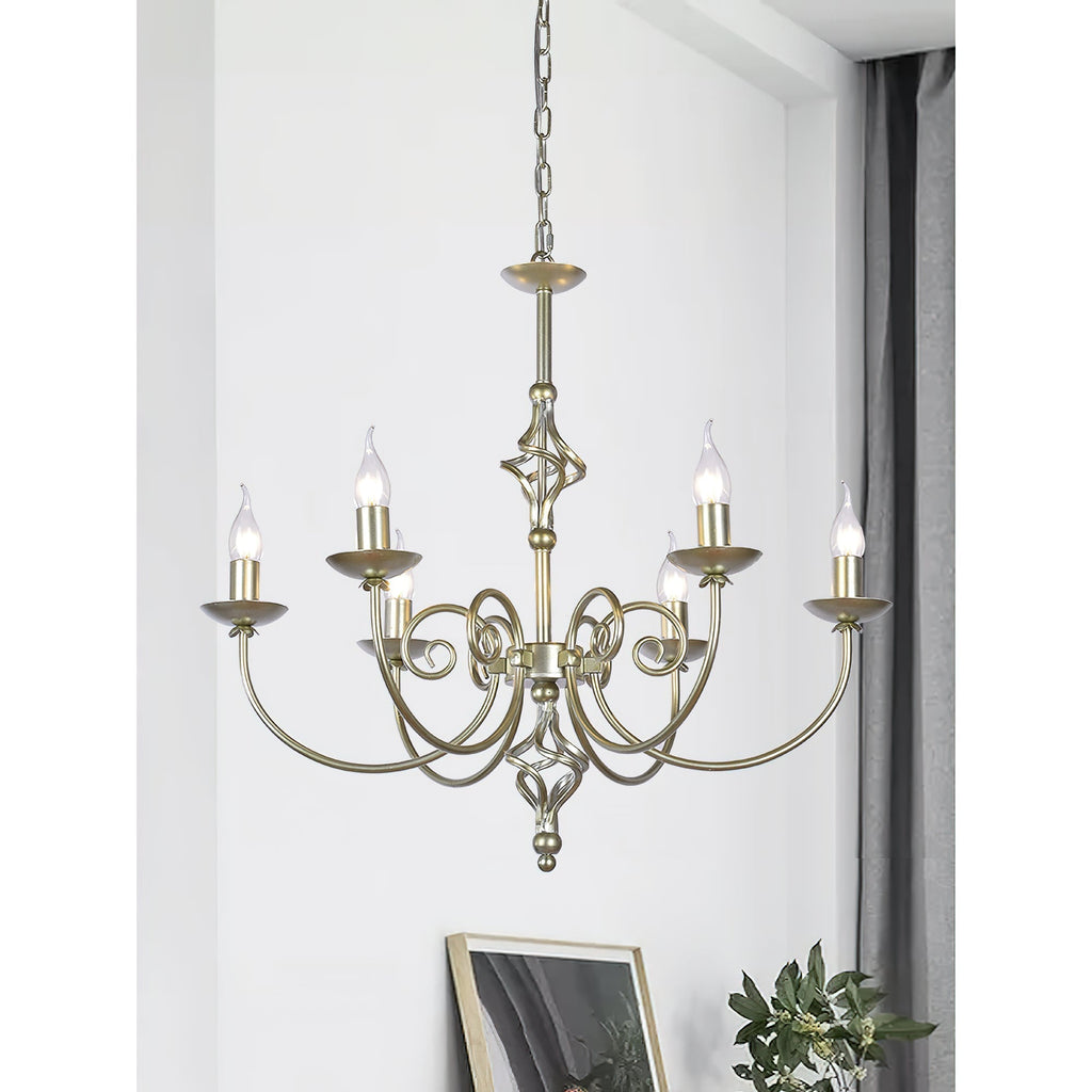 Grace Chandelier Métal Laiton Luxe Postmoderne - Neutralighting