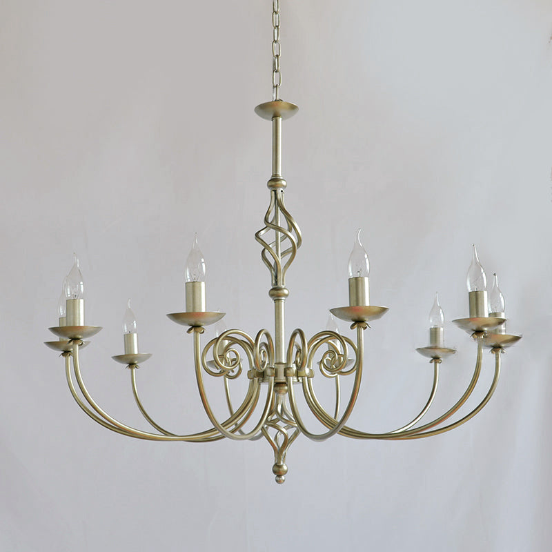 Grace Chandelier Métal Laiton Luxe Postmoderne - Neutralighting