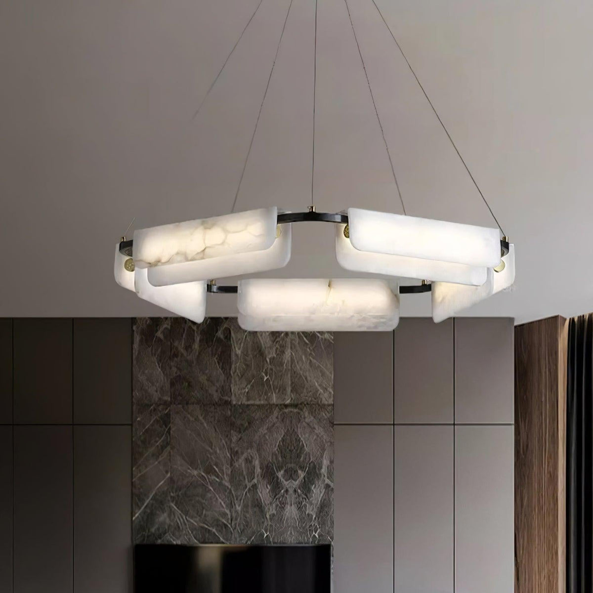 Circona Suspension en Albâtre Chandelier - Neutralighting
