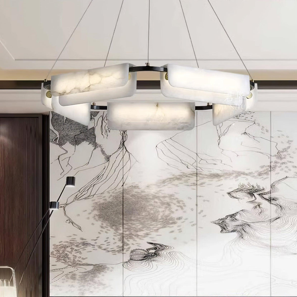 Circona Suspension en Albâtre Chandelier - Neutralighting