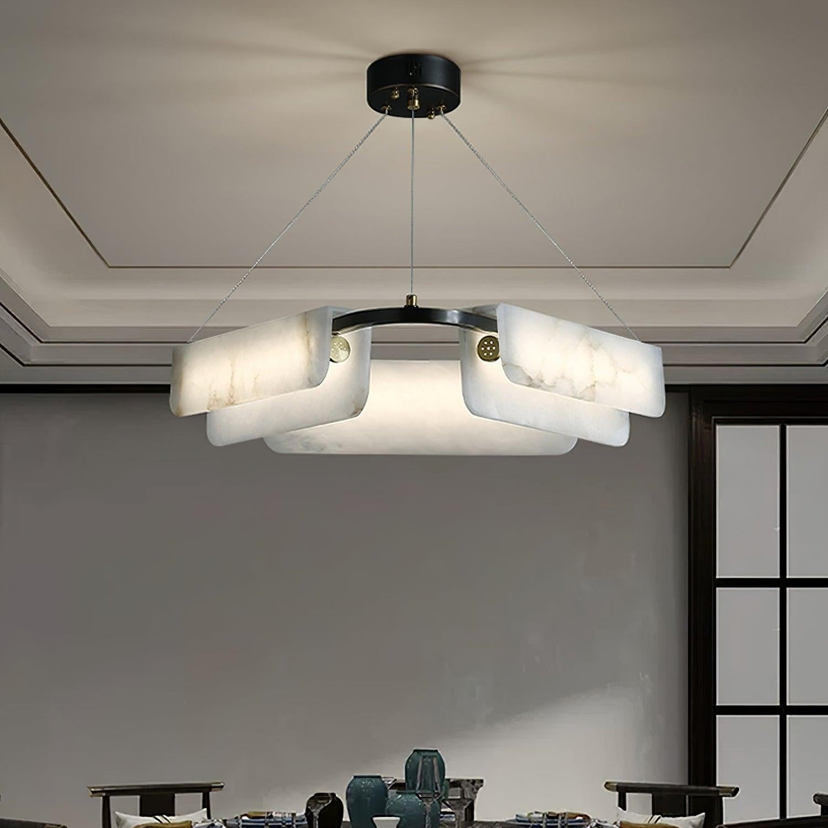 Circona Suspension en Albâtre Chandelier - Neutralighting