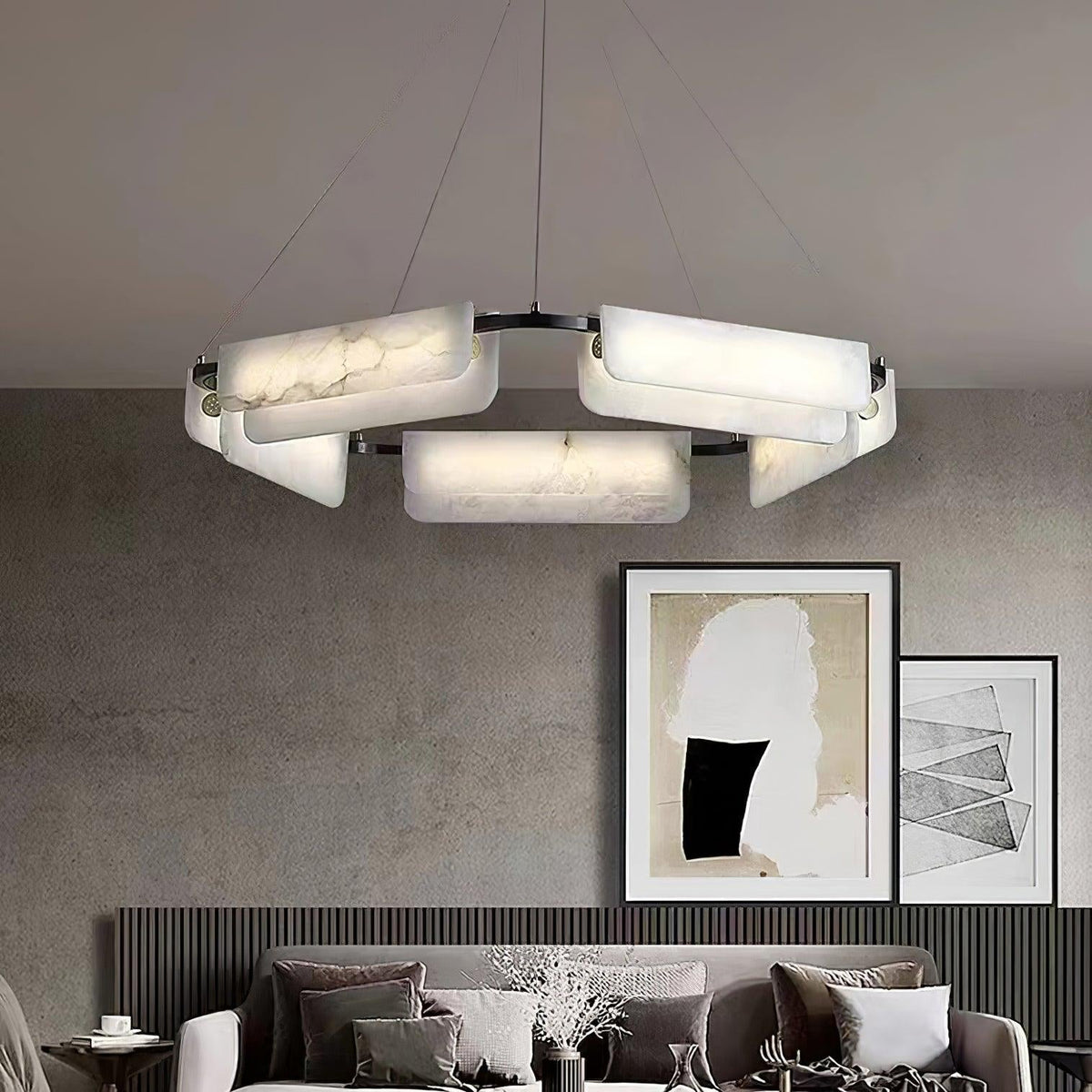 Circona Suspension en Albâtre Chandelier - Neutralighting
