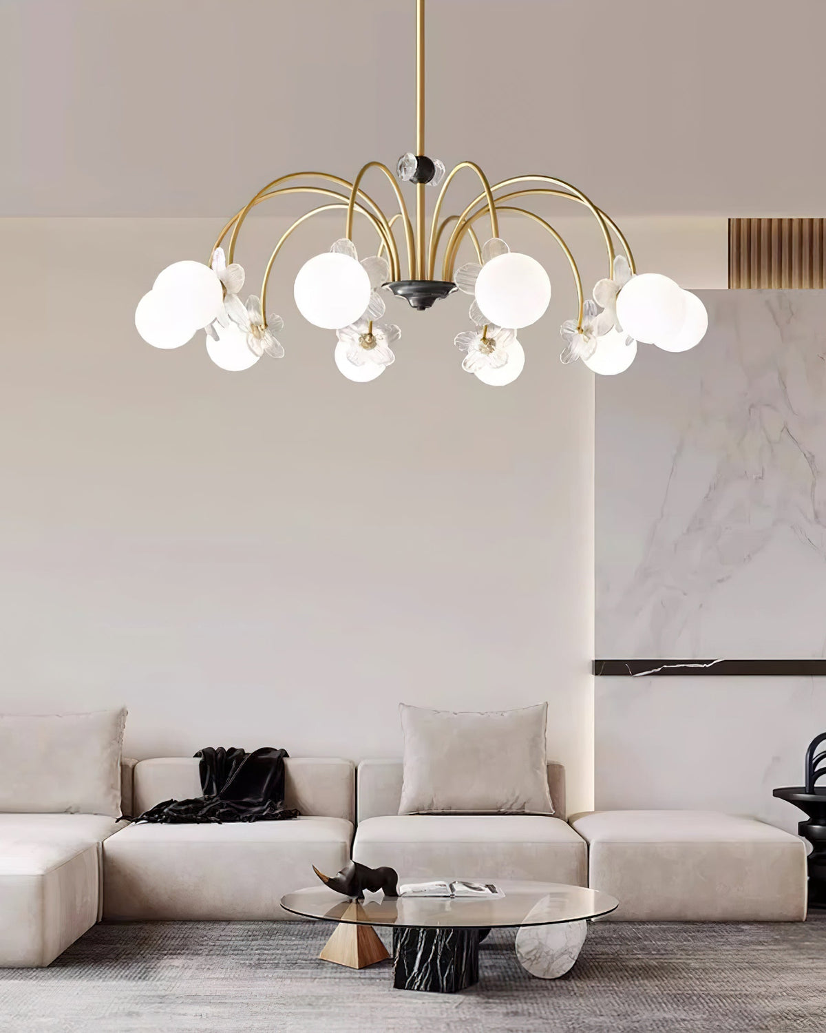 Petalia Lustre Laiton - Neutralighting