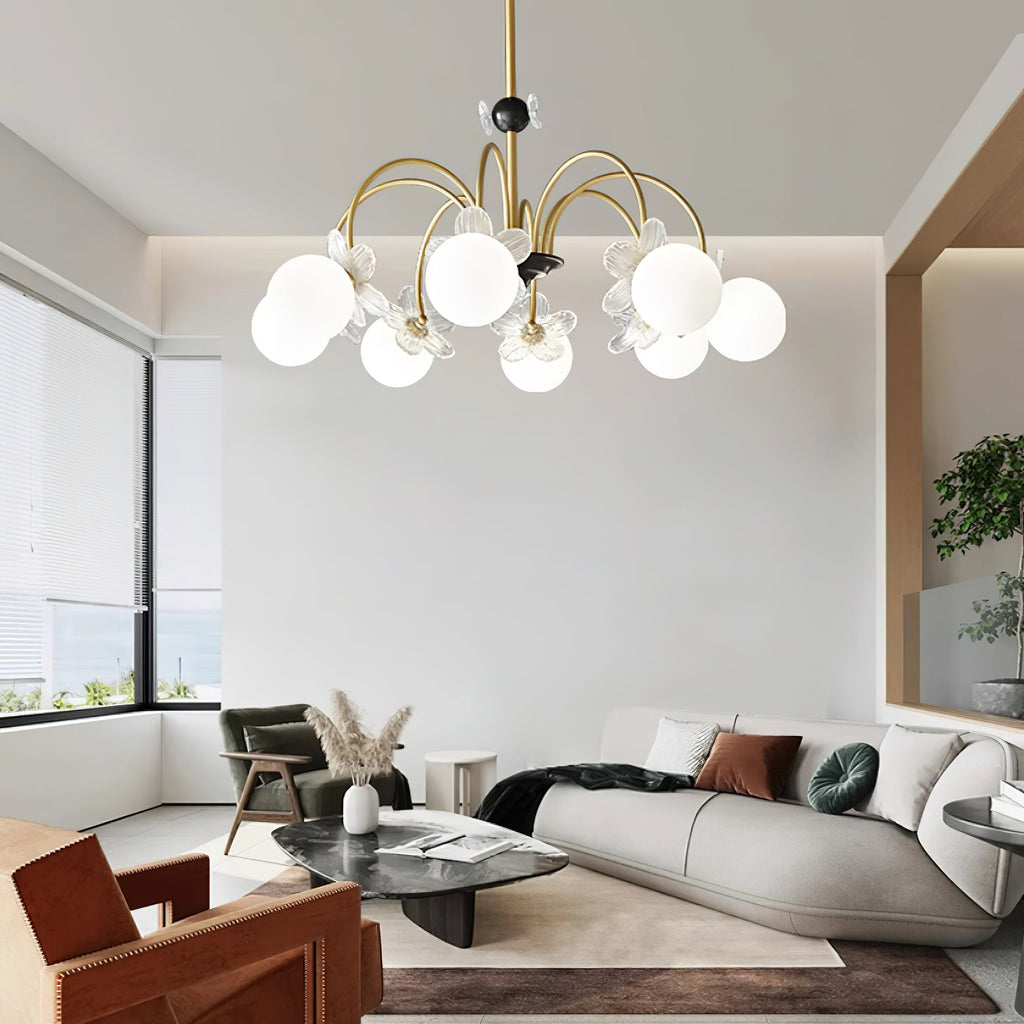 Petalia Lustre Laiton - Neutralighting
