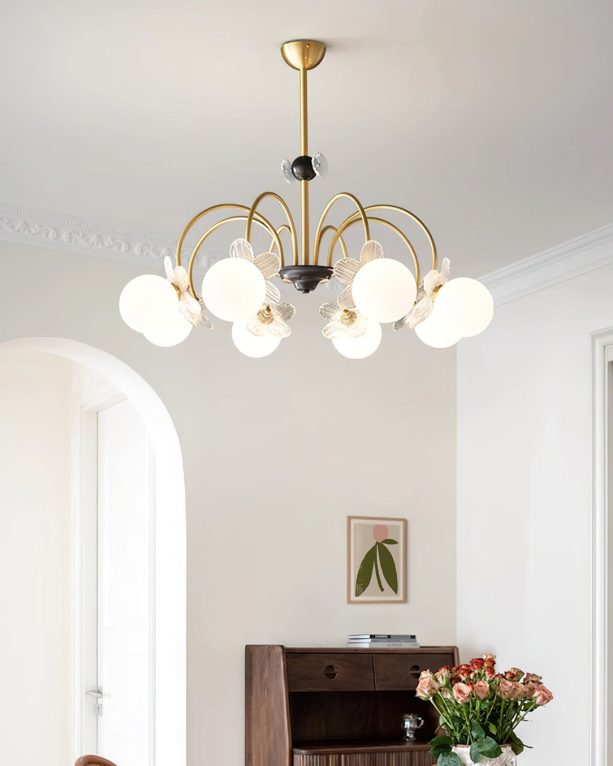 Petalia Lustre Laiton - Neutralighting