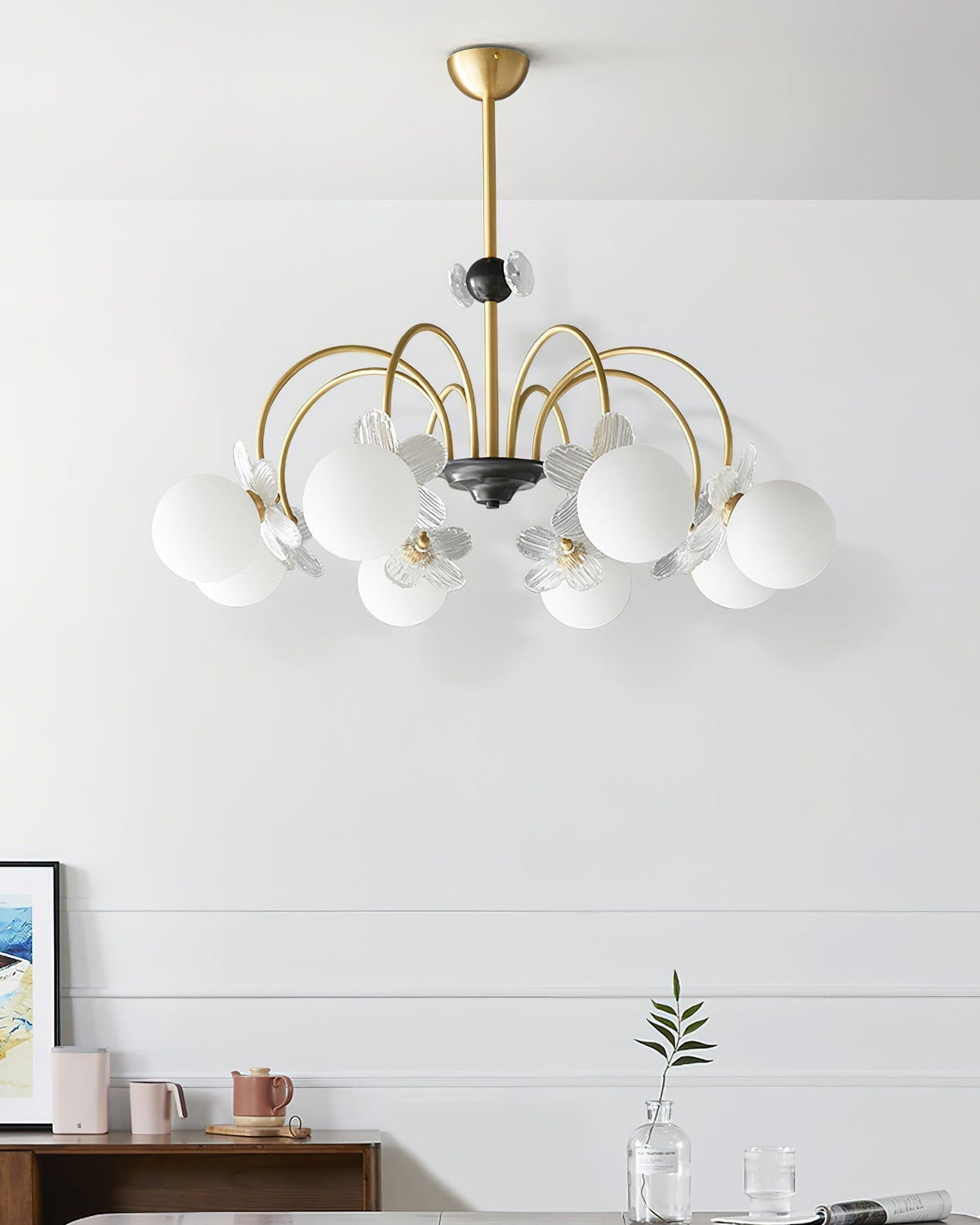 Petalia Lustre Laiton - Neutralighting